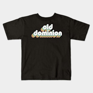 Retro Old Dominion Kids T-Shirt